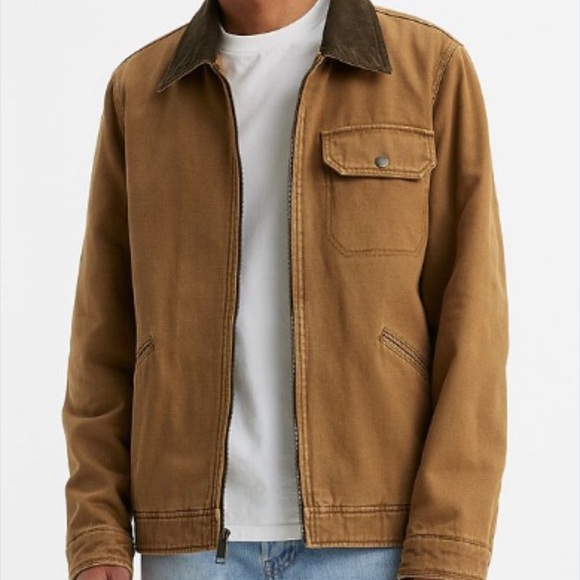 Levi’s Men's Cotton Canvas Zip-Front Utility Jacket - Picture 5 of 5